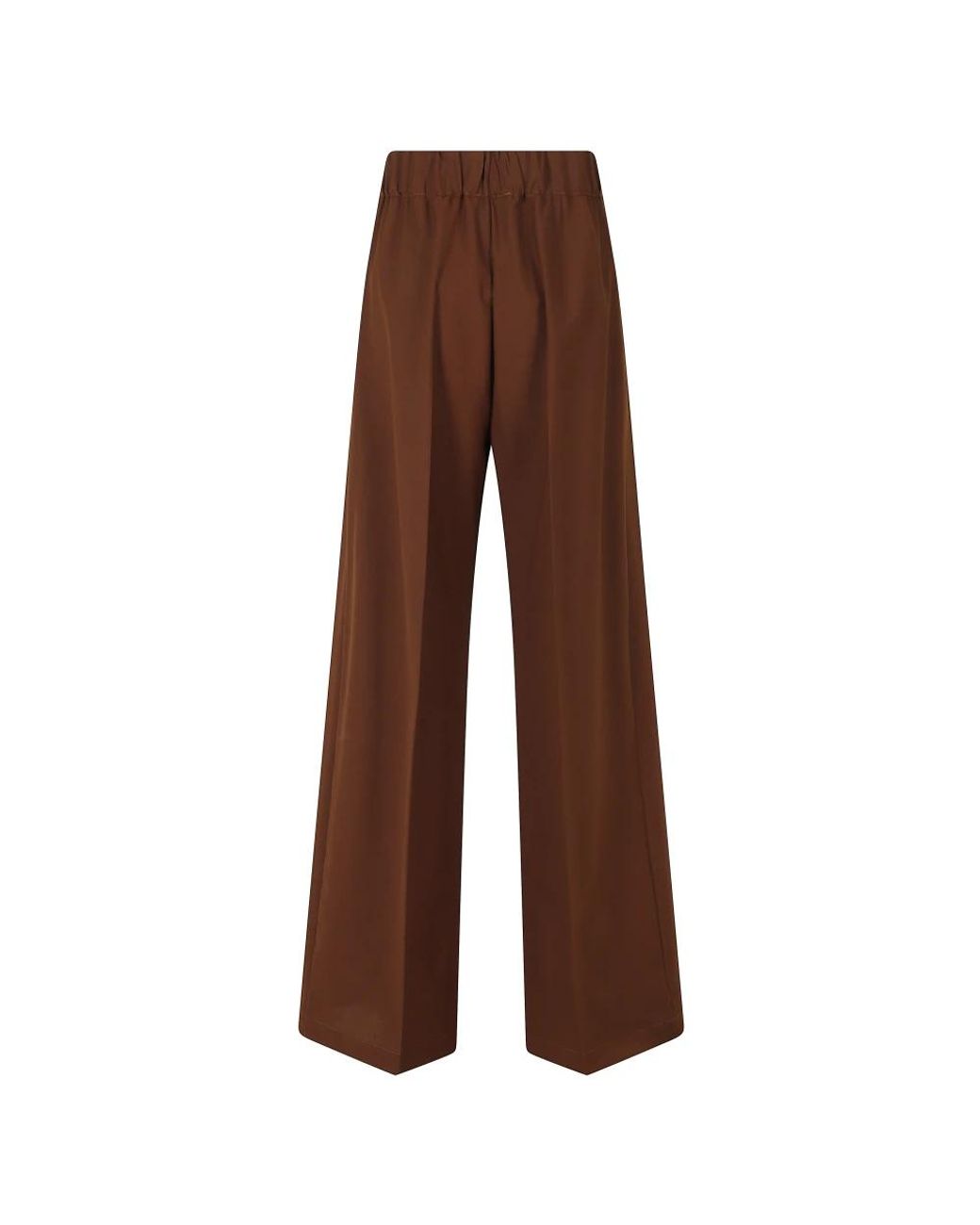 Semicouture Brown Wide Trousers