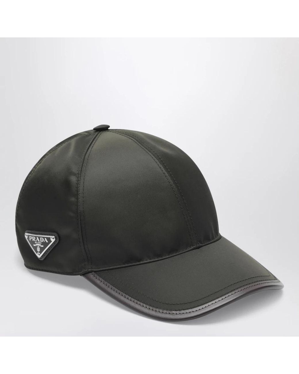 Prada Gray Caps for men