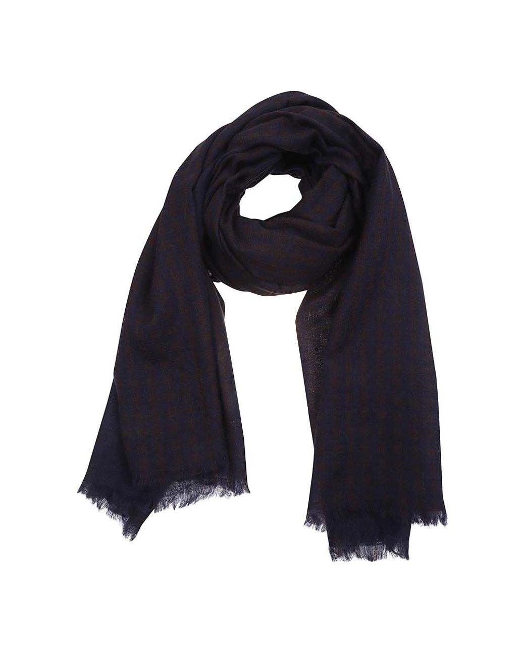 Yohji Yamamoto Blue Winter Scarves