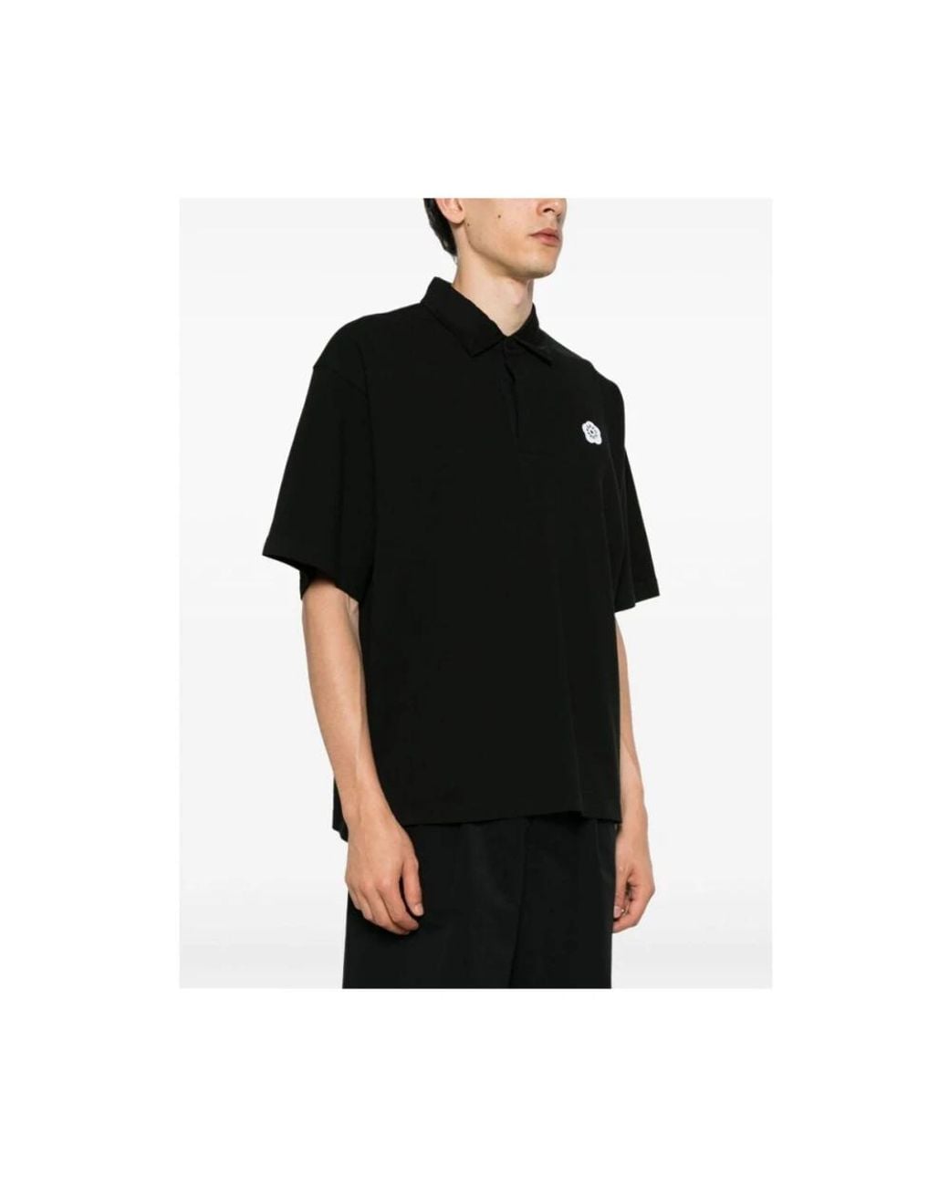 KENZO Black Polo Shirts for men