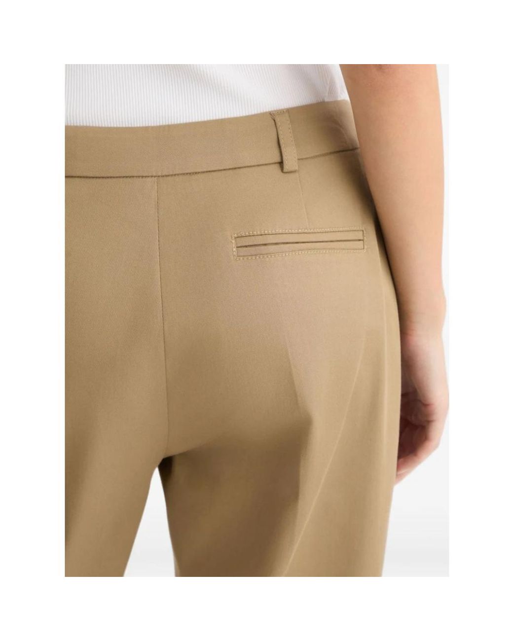 Liu Jo Natural Cropped Trousers