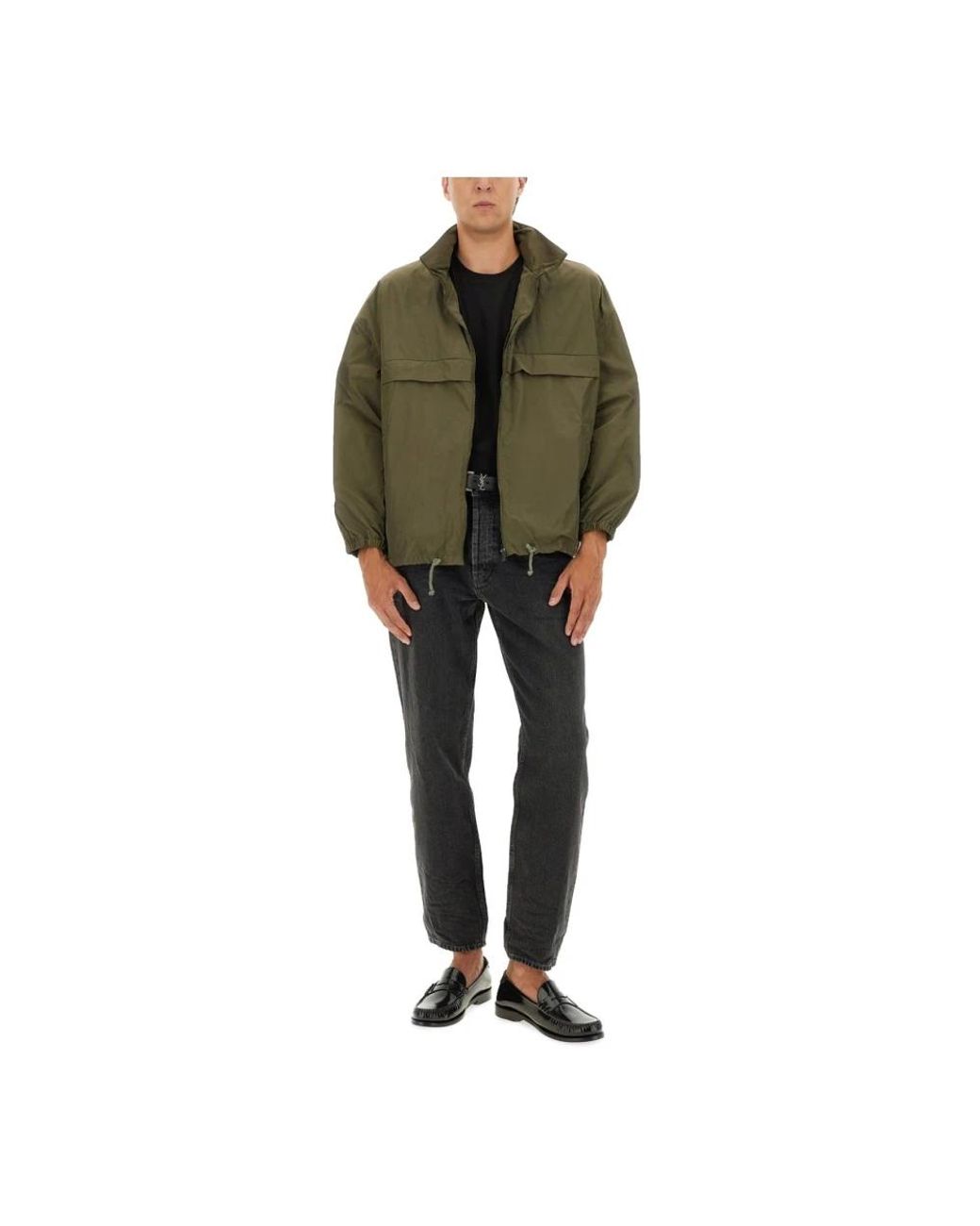 Saint Laurent Green Light Jackets for men