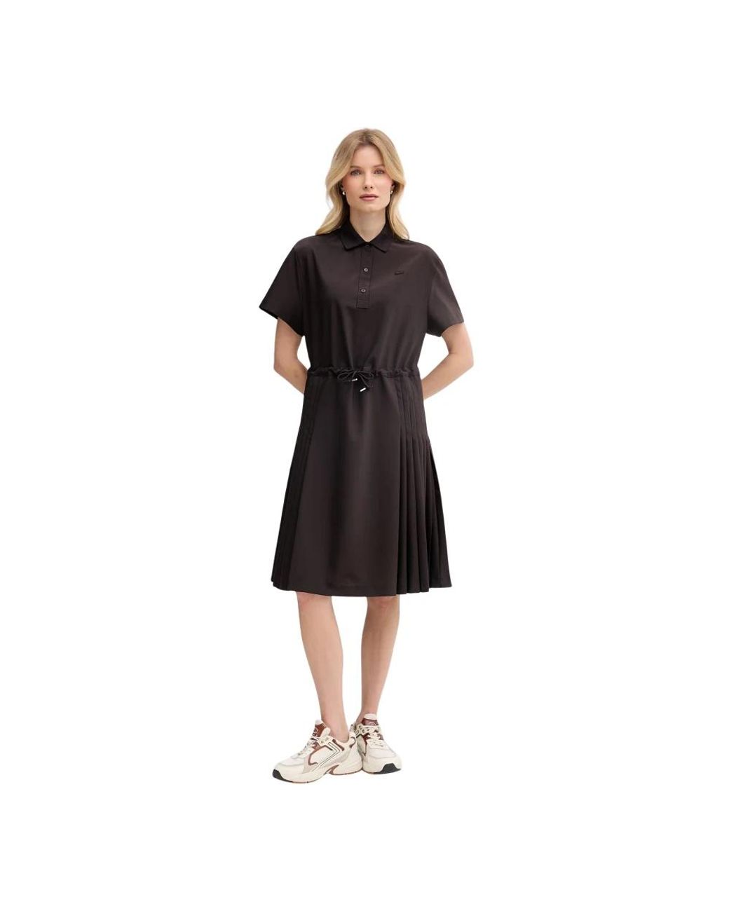 Lacoste Midi Jurken in het Black