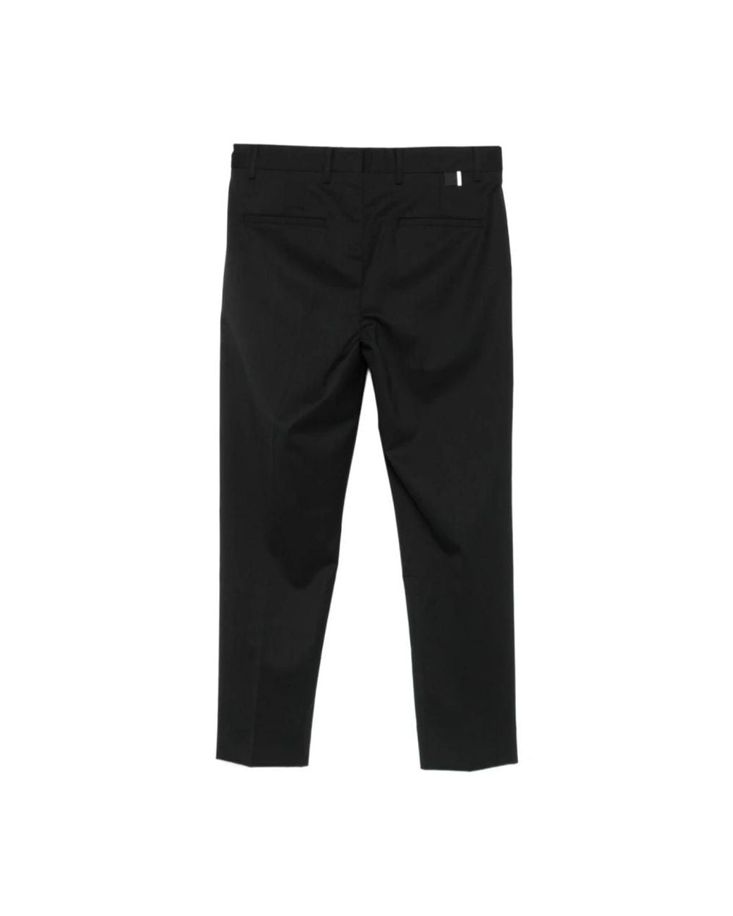 Low Brand Black Straight Trousers for men