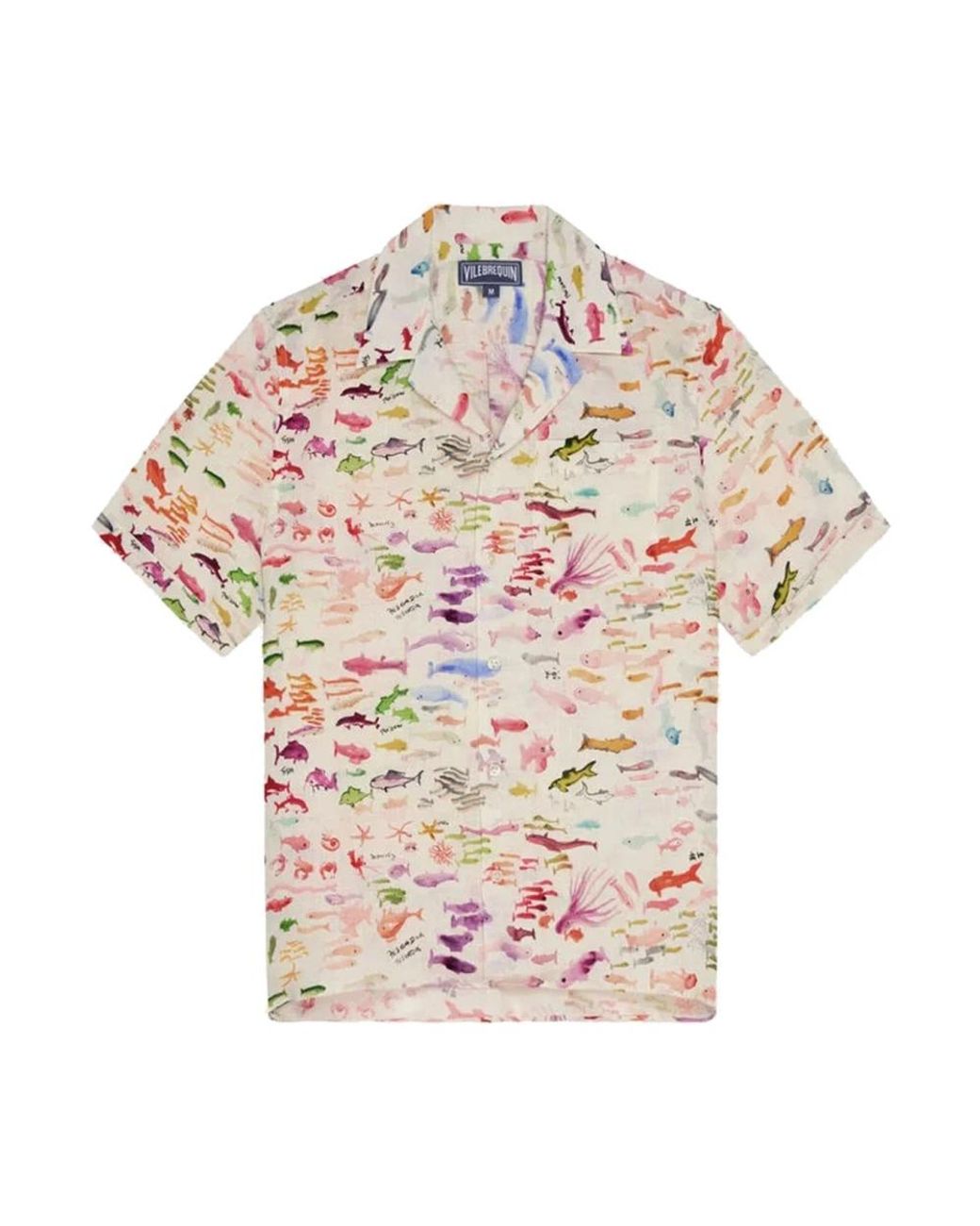 Vilebrequin Pink Short Sleeve Shirts for men