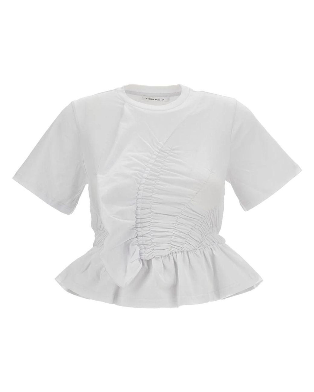 CECILIE BAHNSEN White T-Shirts