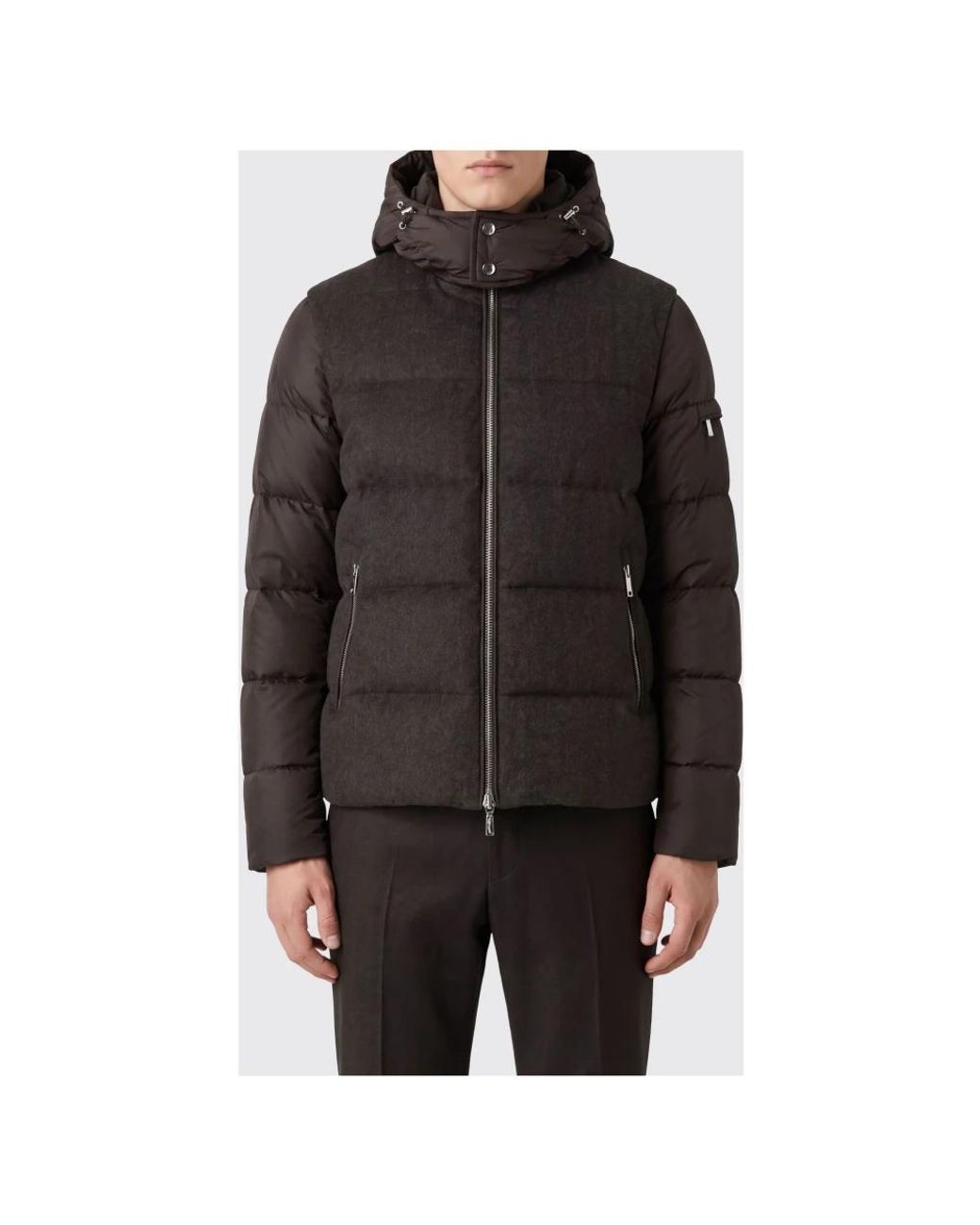 Down Jackets Moorer de hombre de color Black