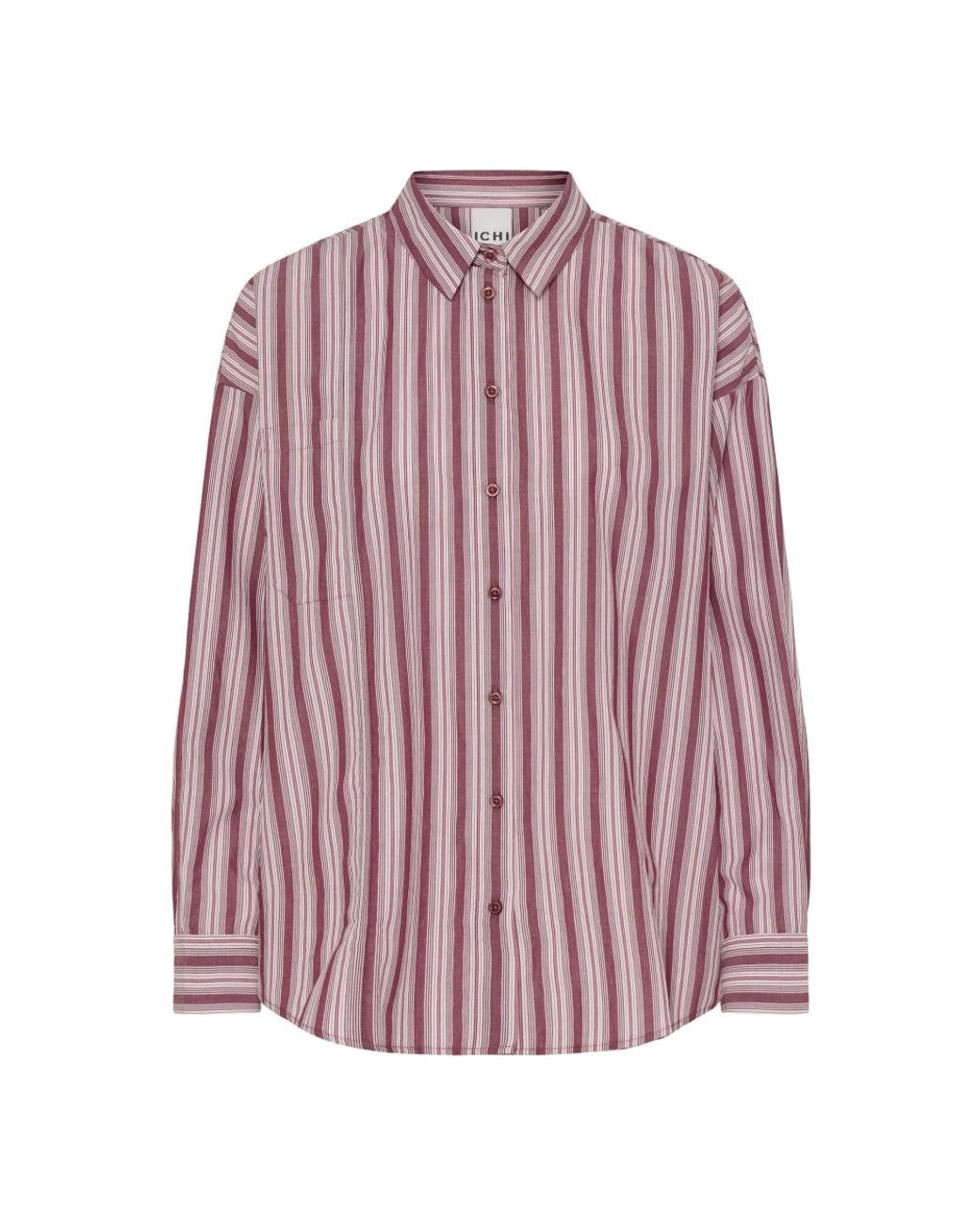 Ichi Overhemden ,Paars ,Shirt in het Pink