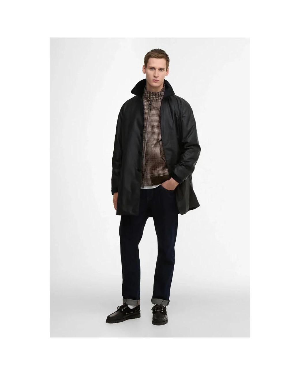 Barbour Black Single-Breasted Coats for men