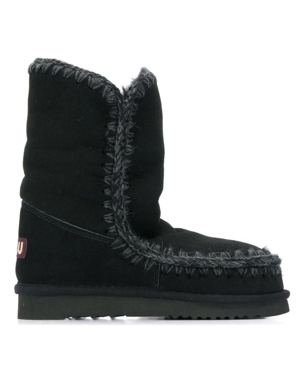 Mou Black Winter Boots