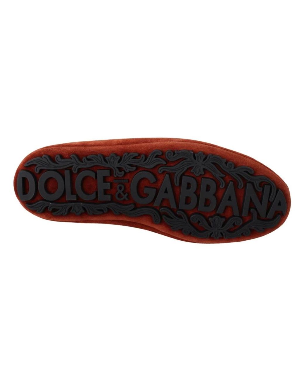 Dolce & Gabbana Red Loafers for men