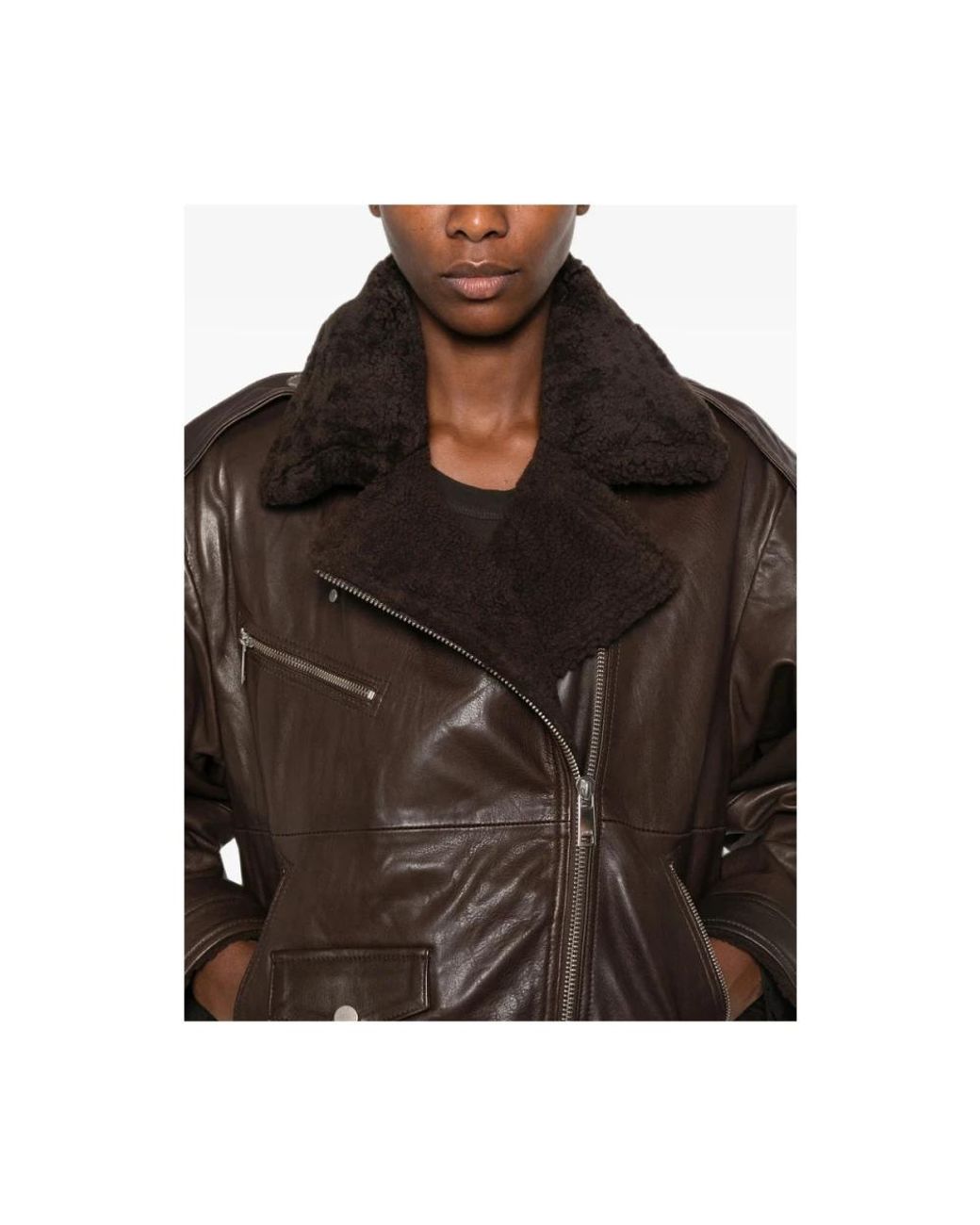 Gestuz Black Leather Jackets