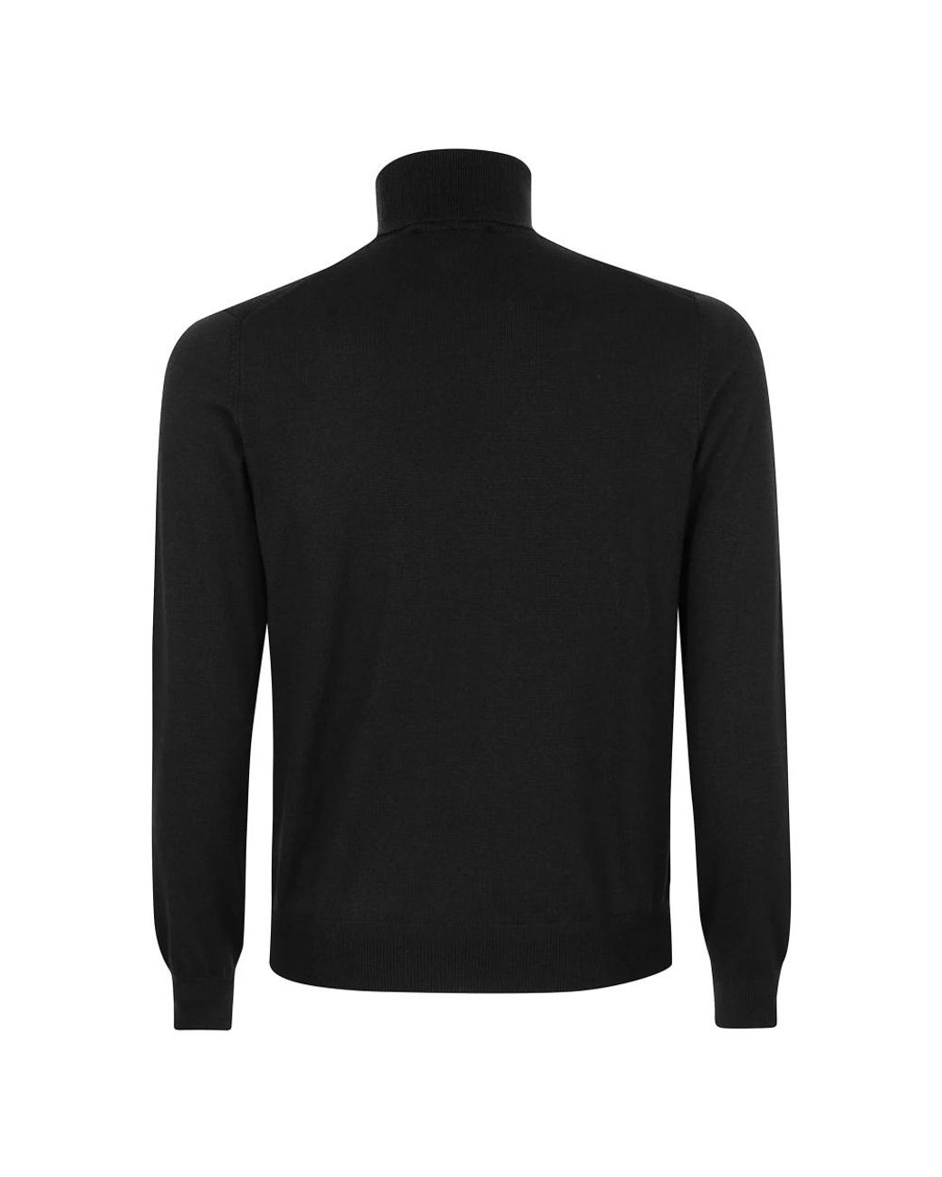 Tagliatore Black Turtlenecks for men