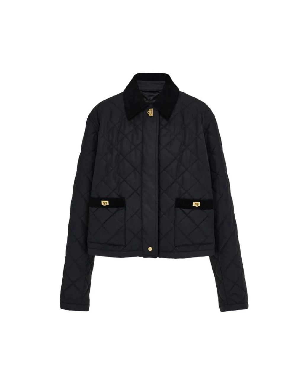 Ferragamo Black Winter Jackets