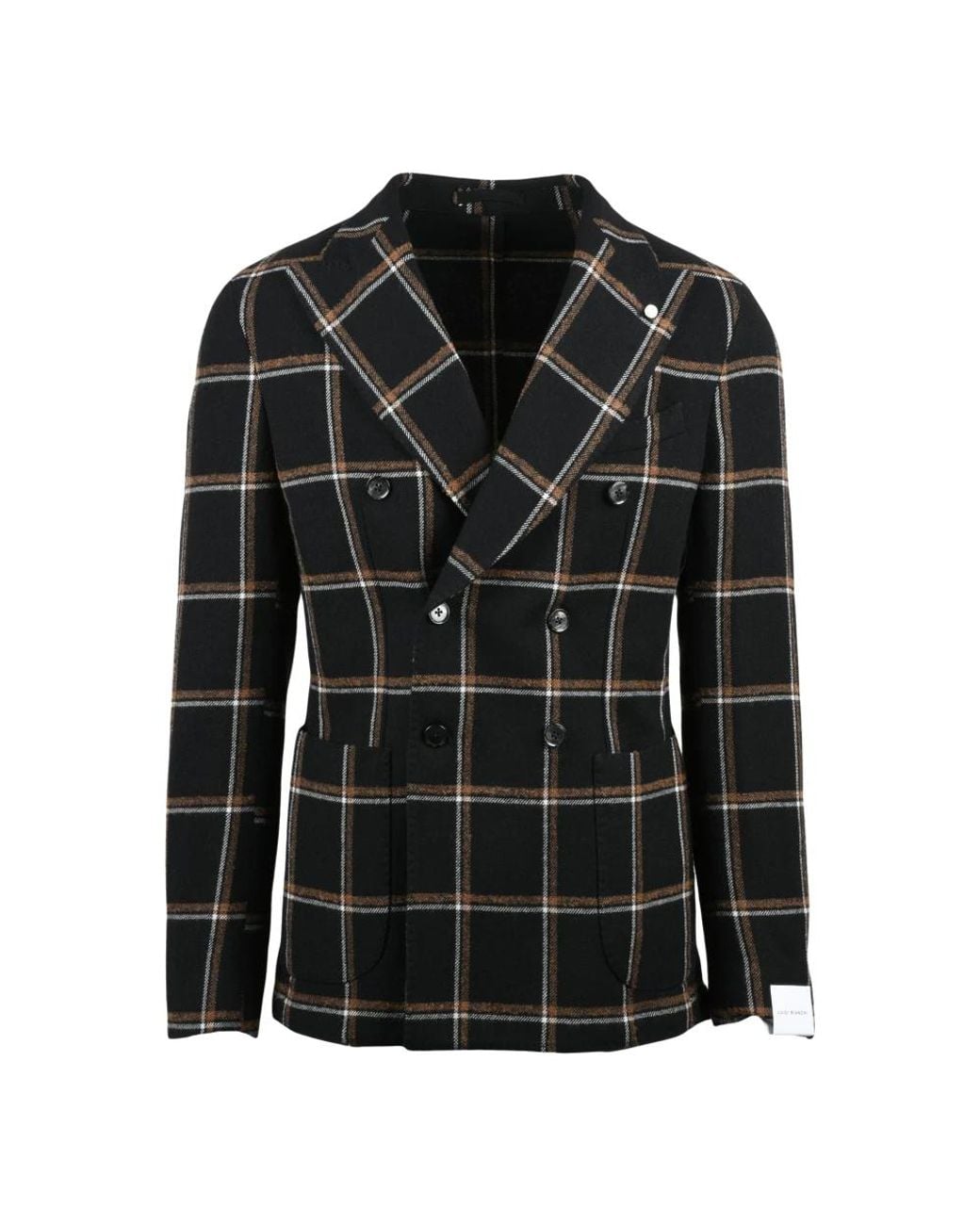 Luigi Bianchi Black Blazers for men