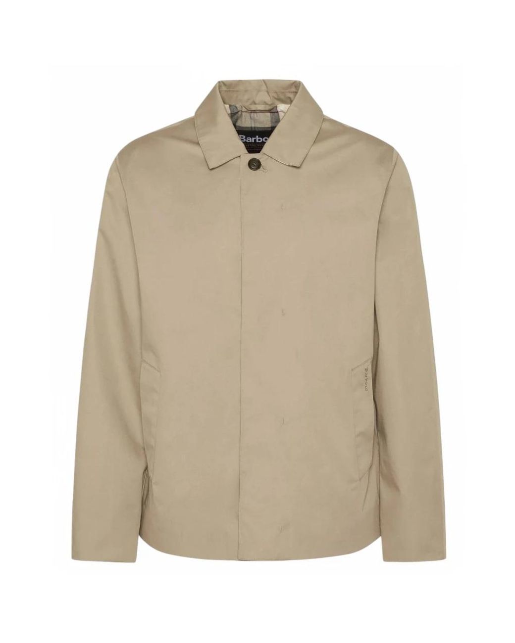 Barbour Jassen ,Polyester Korte Waterdichte Polyester Parka Jas in het Natural voor heren