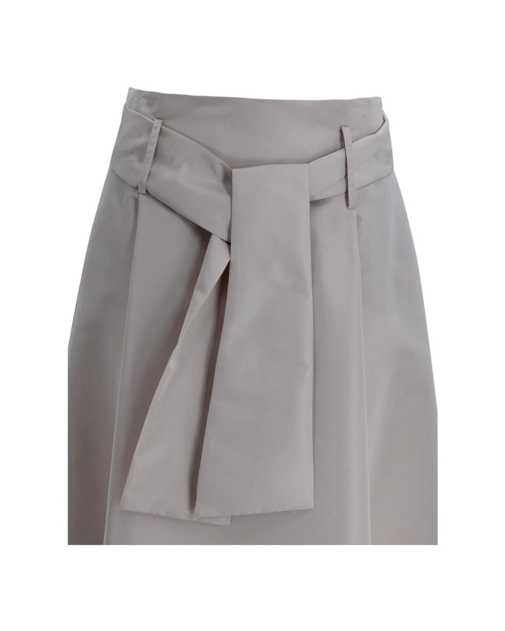 D.exterior Gray Midi Skirts