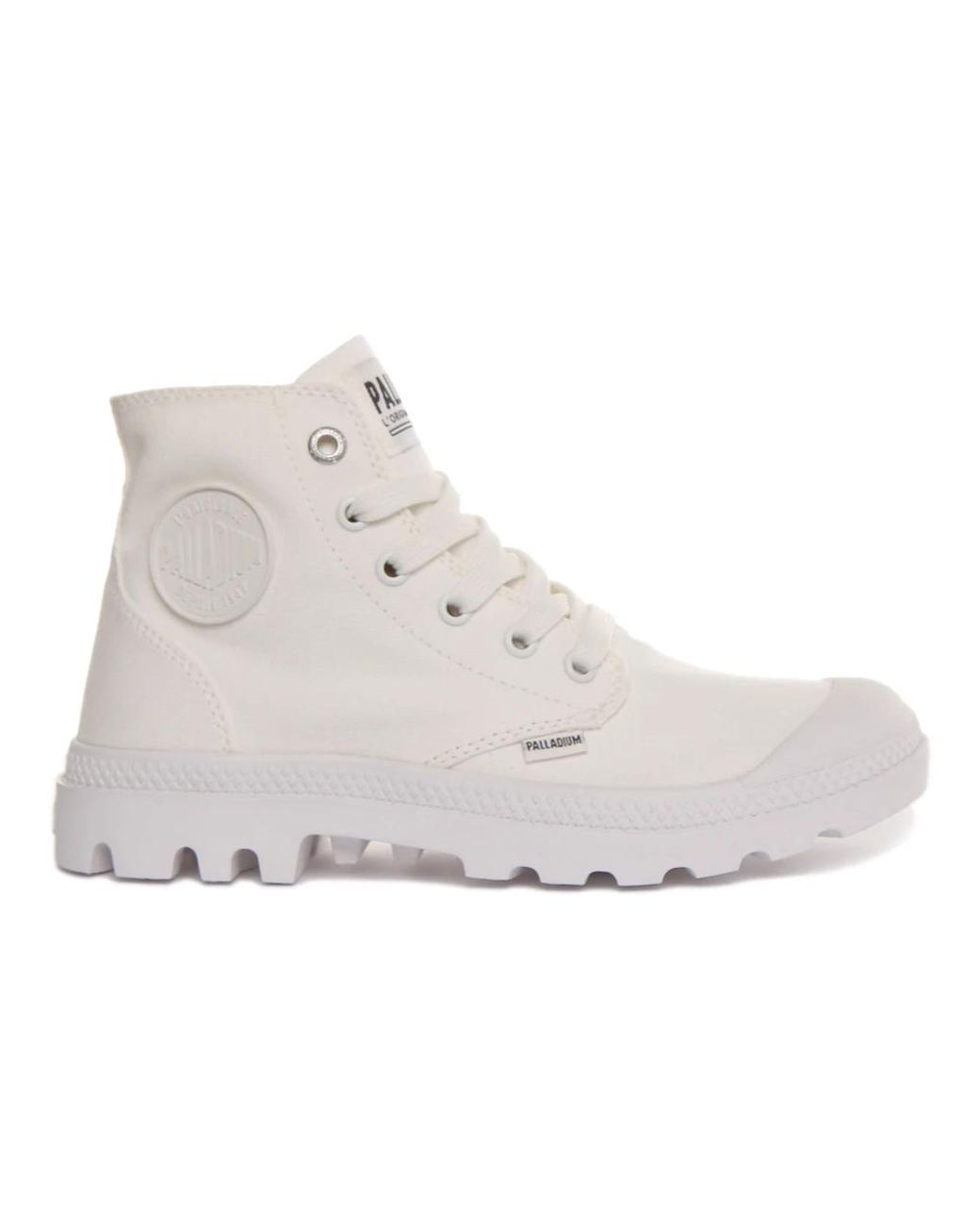 Palladium Gray Lace-Up Boots for men