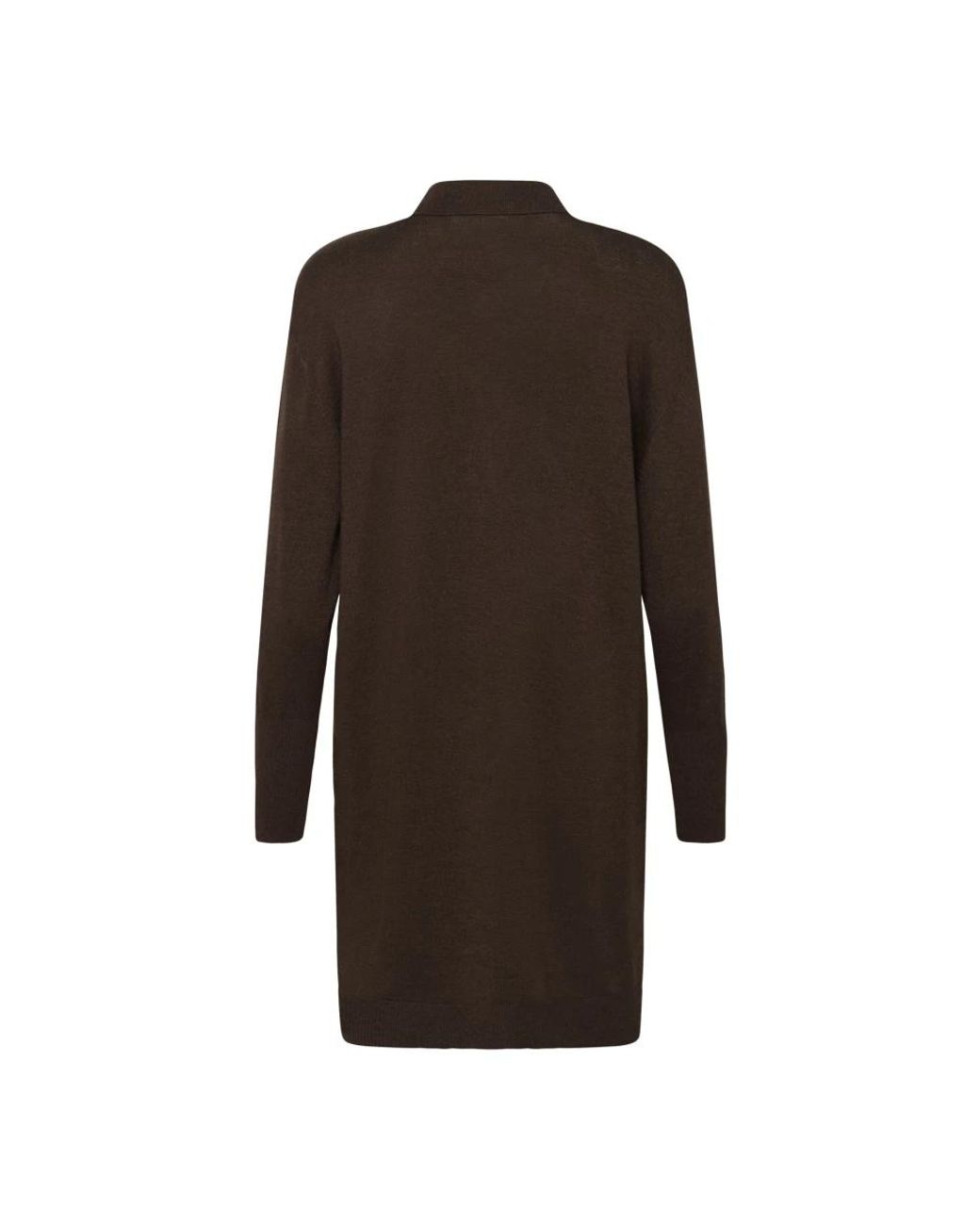 Knitted Dresses Kaffe de color Brown