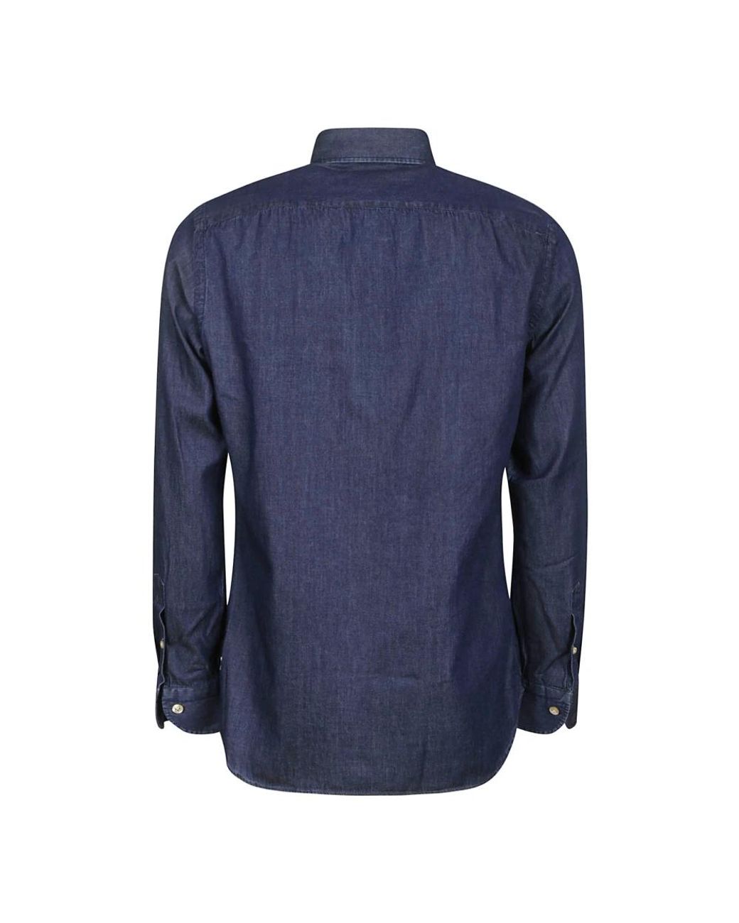 Borriello Blue Casual Shirts for men