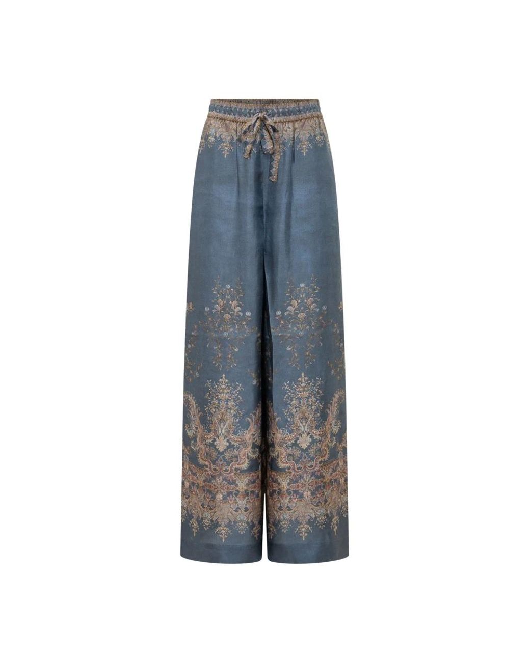 Zimmermann Gray Wide Trousers