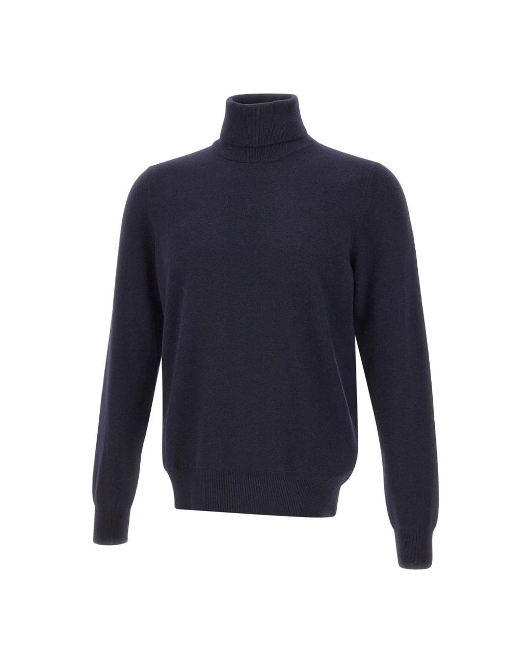 Gran Sasso Blue Turtlenecks for men