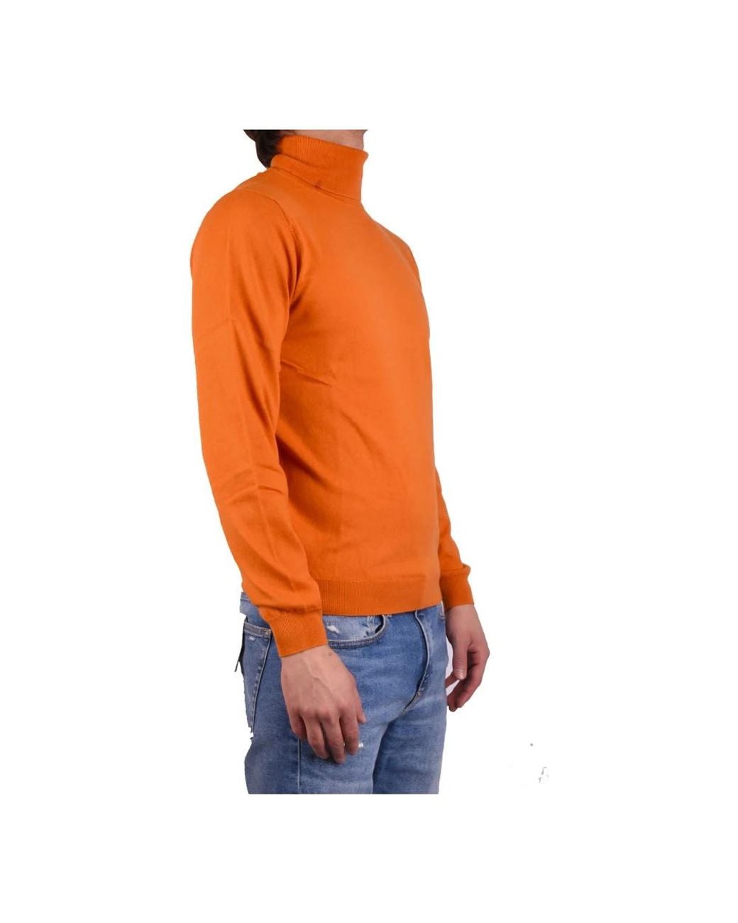 Turtlenecks Sun 68 de hombre de color Orange