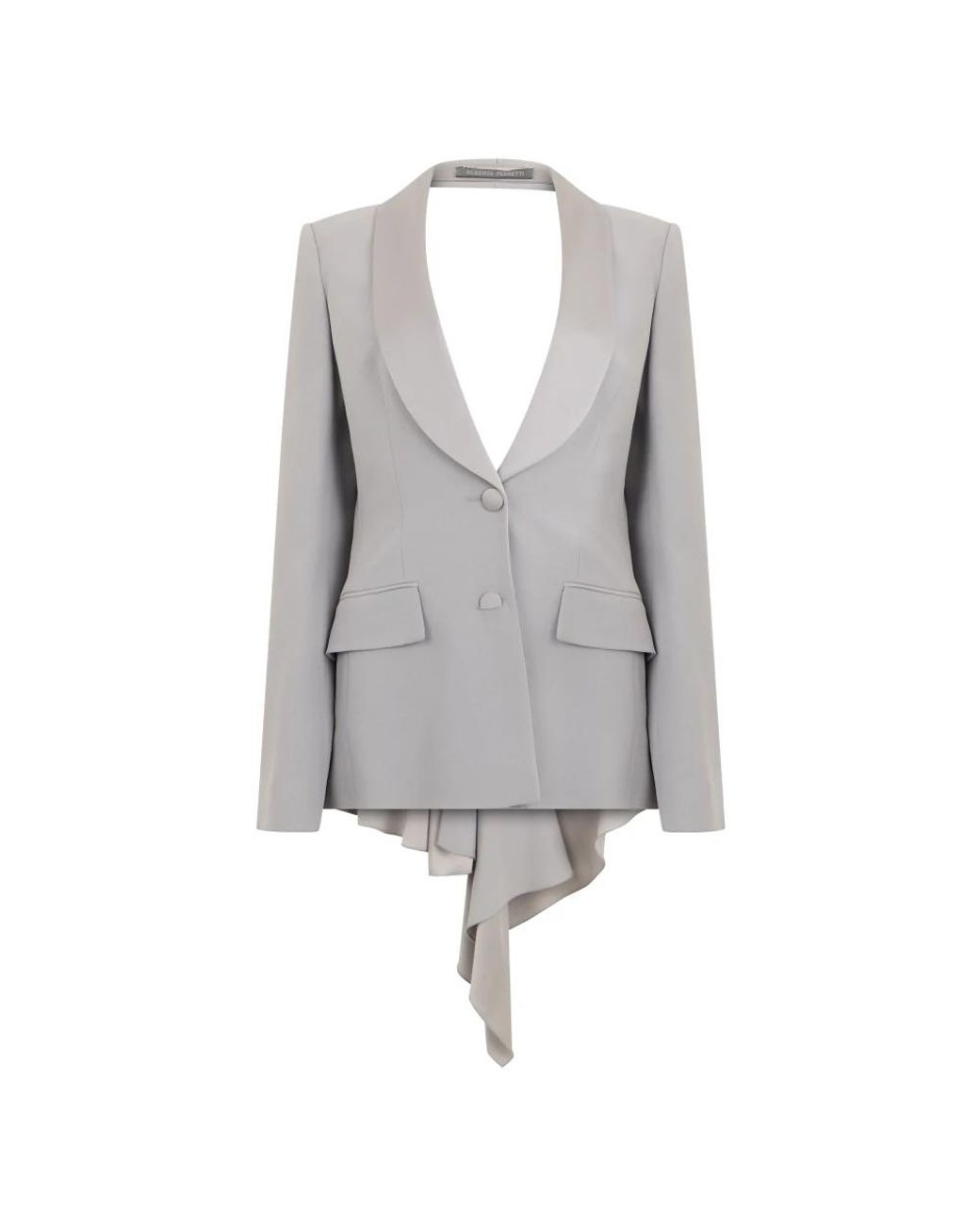 Alberta Ferretti Gray Blazers