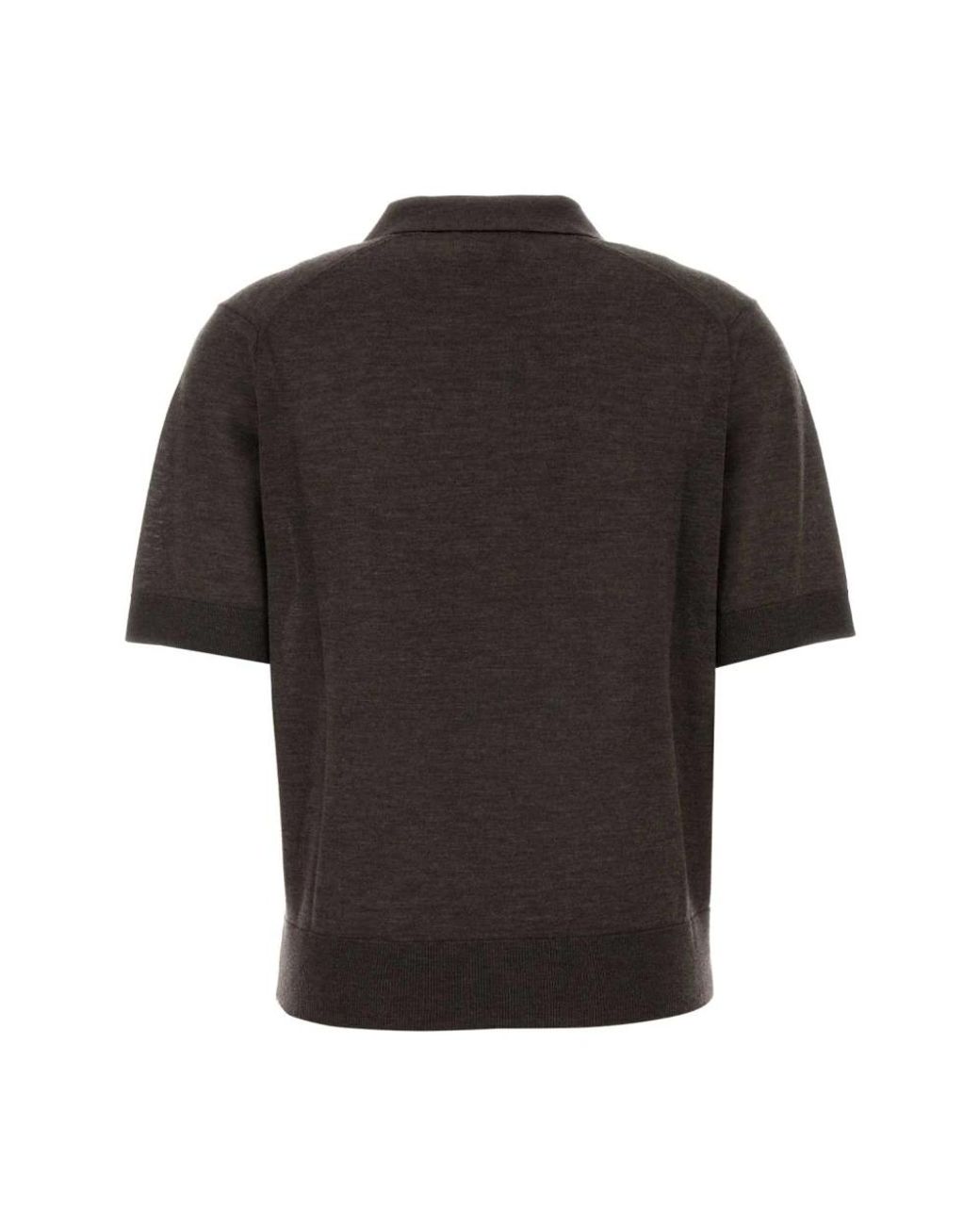 Loulou de Saison Black Polo Shirts