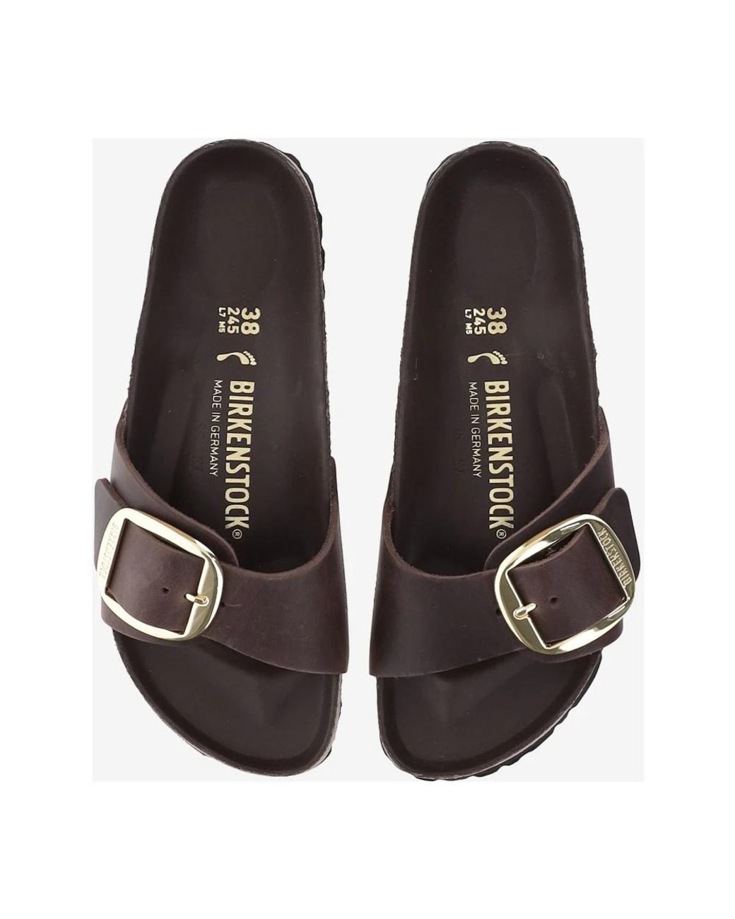 Birkenstock Brown Sliders