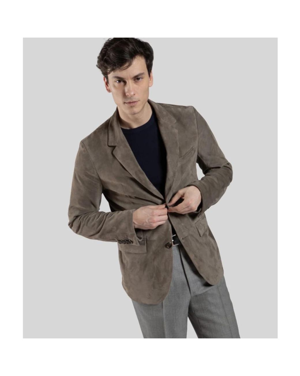 Gimo's Brown Leather Jackets for men