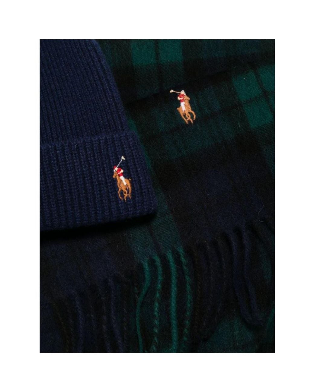 Polo Ralph Lauren Blue Winter Scarves for men