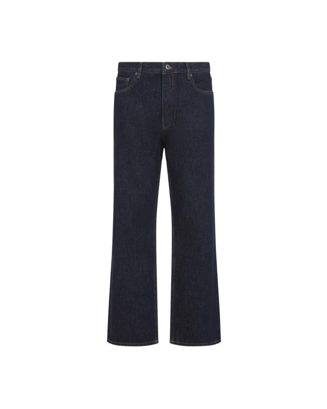 Off-White c/o Virgil Abloh Blue Straight Fit Jeans for men
