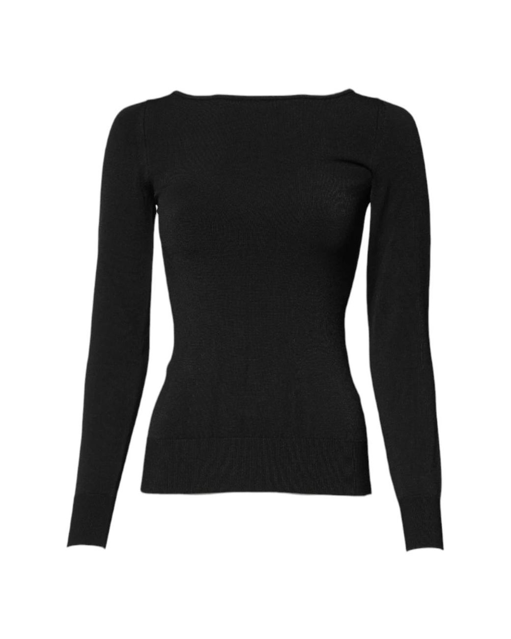 Dolce & Gabbana Black Long Sleeve T-Shirts