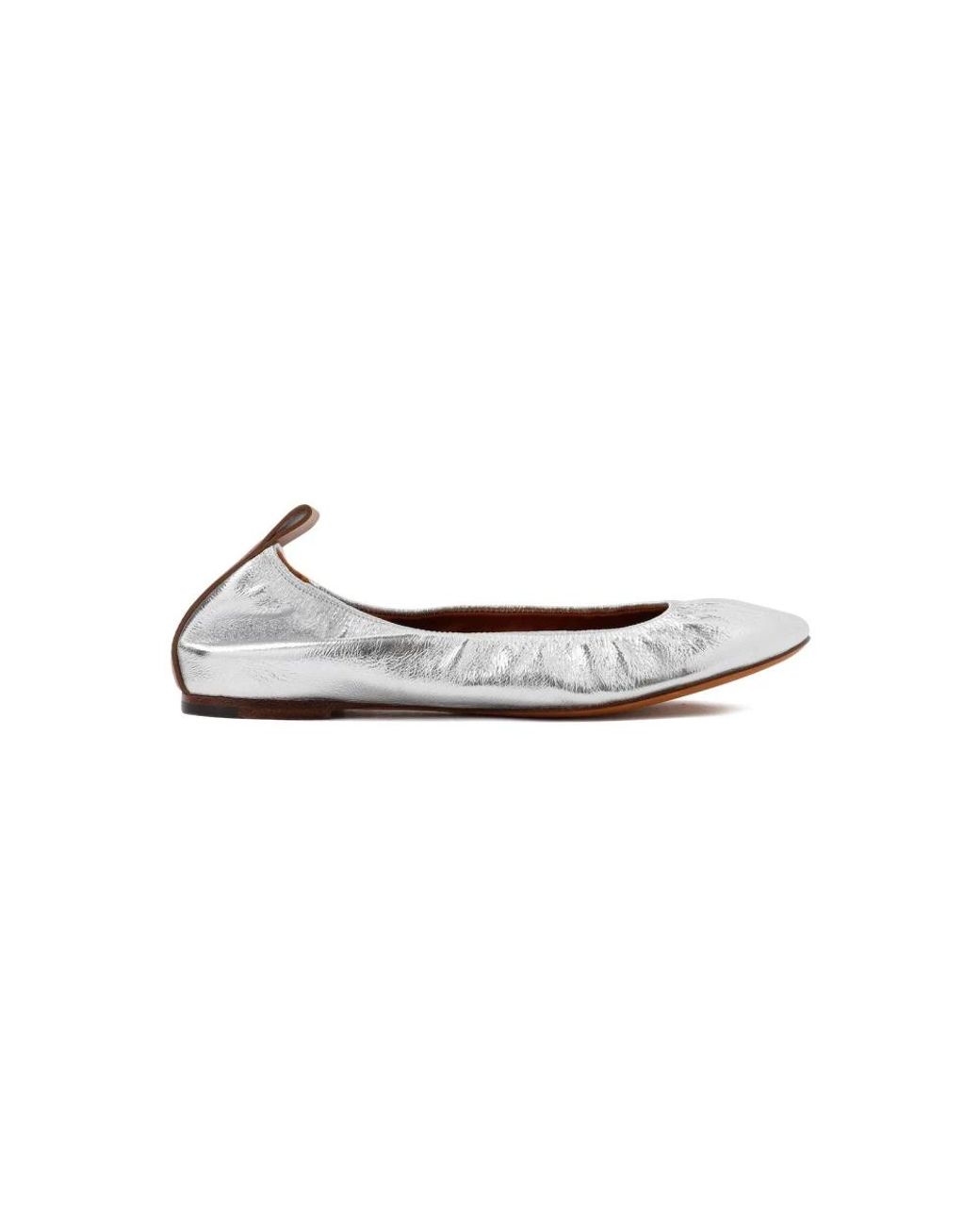 Lanvin White Ballerinas