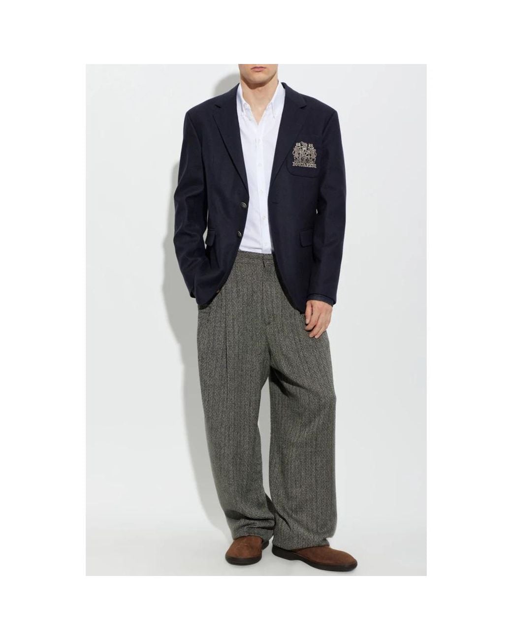 Suit Trousers DSquared² de hombre de color Gray