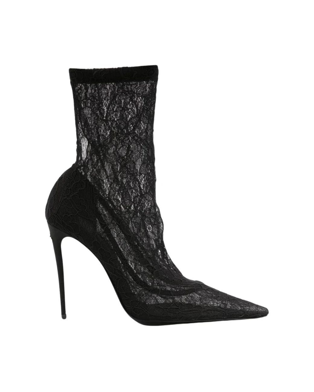 Dolce & Gabbana Black Heeled Boots
