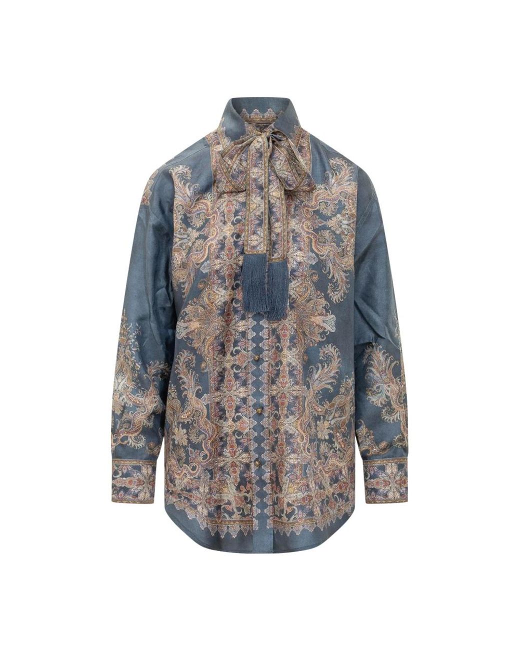 Zimmermann Overhemden ,Blauw ,Shirts in het Blue