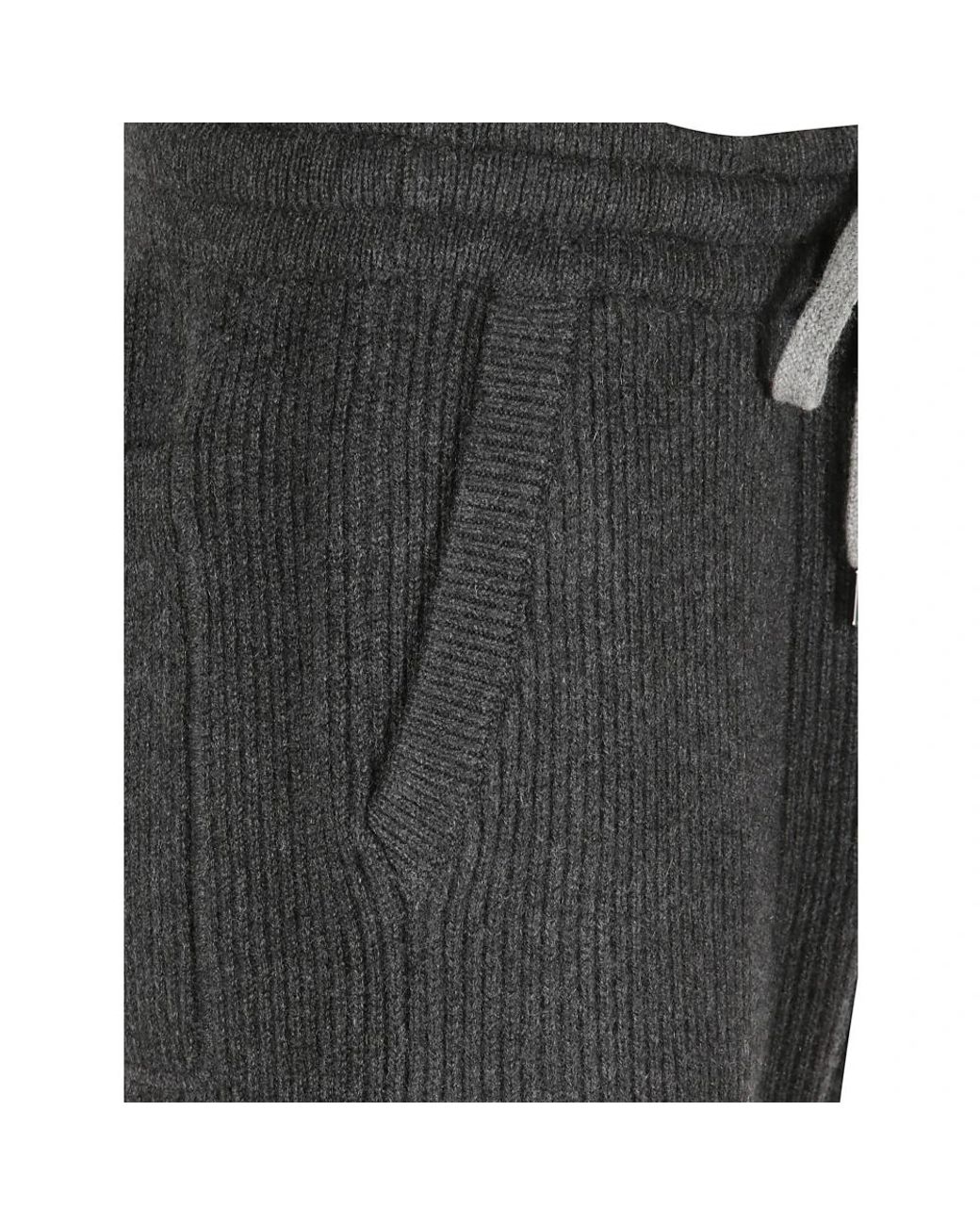 Brunello Cucinelli Gray Sweatpants for men