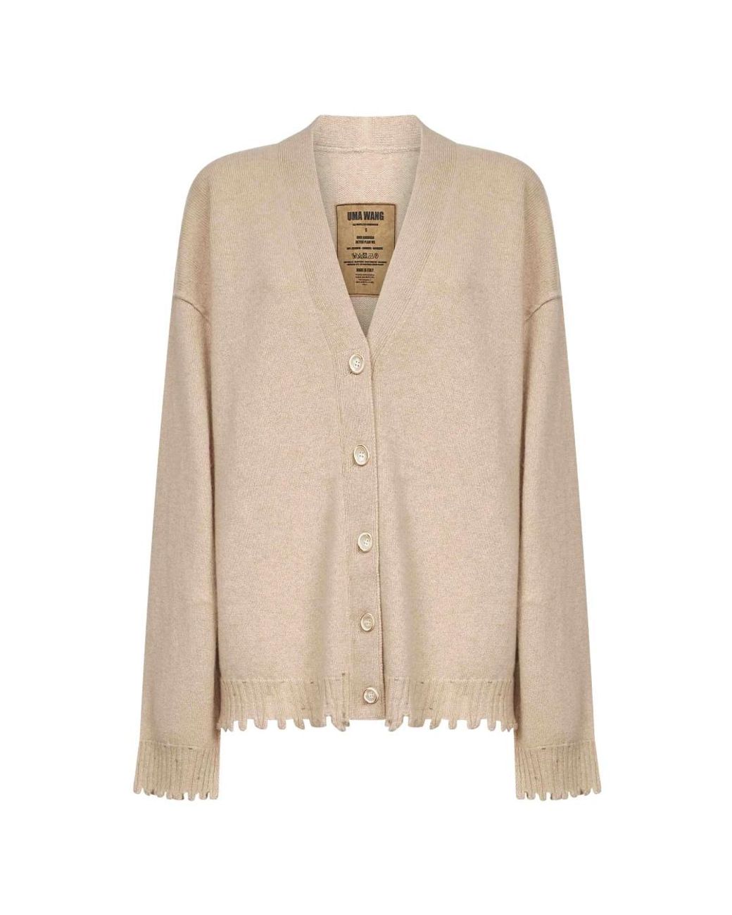 Uma Wang Natural Cashmere Knitwear