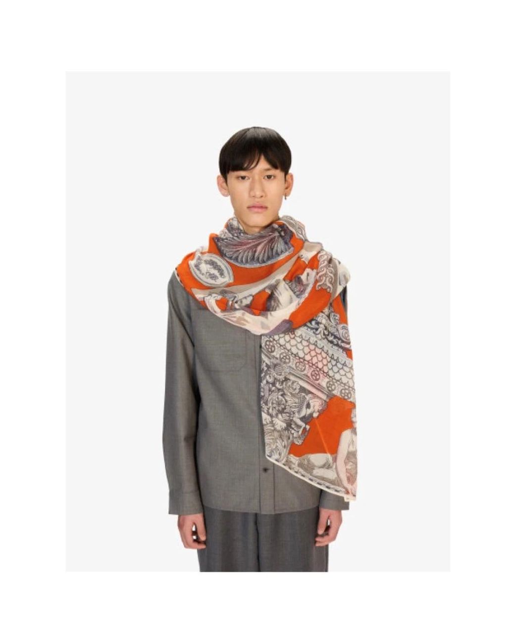 Inoui Edition Orange Silky Scarves