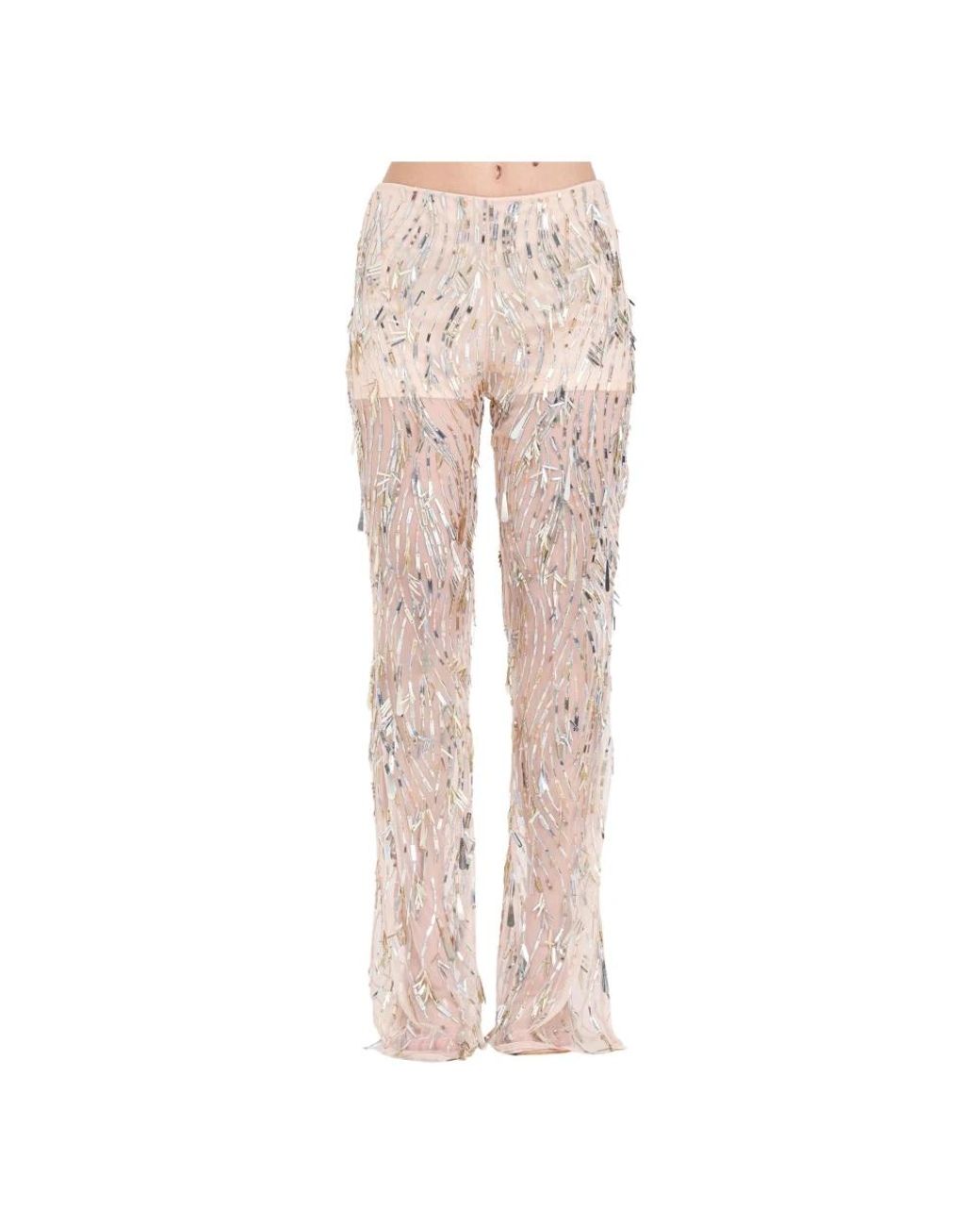 SIMONA CORSELLINI Natural Wide Trousers