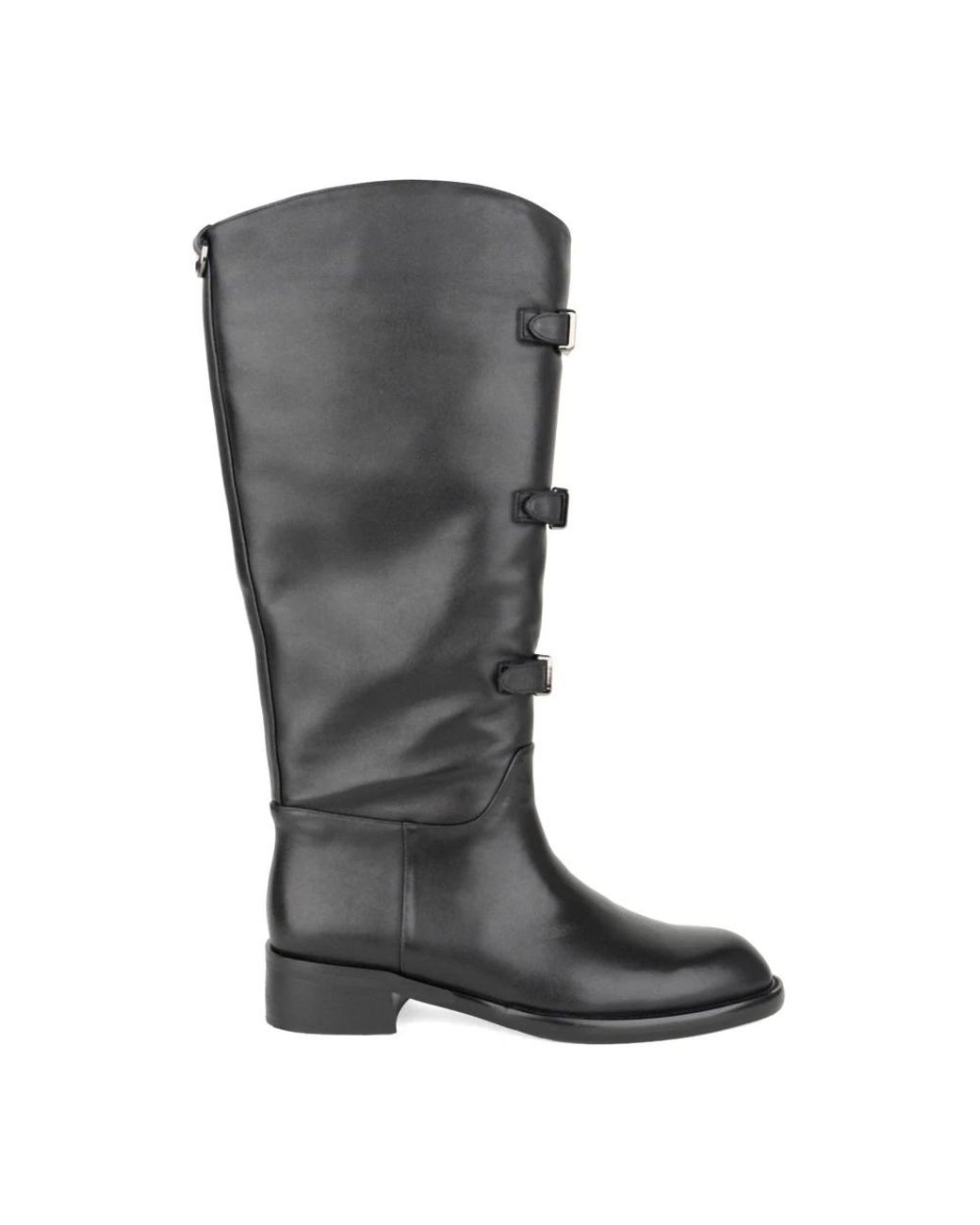 Linda Baumann Gray High Boots