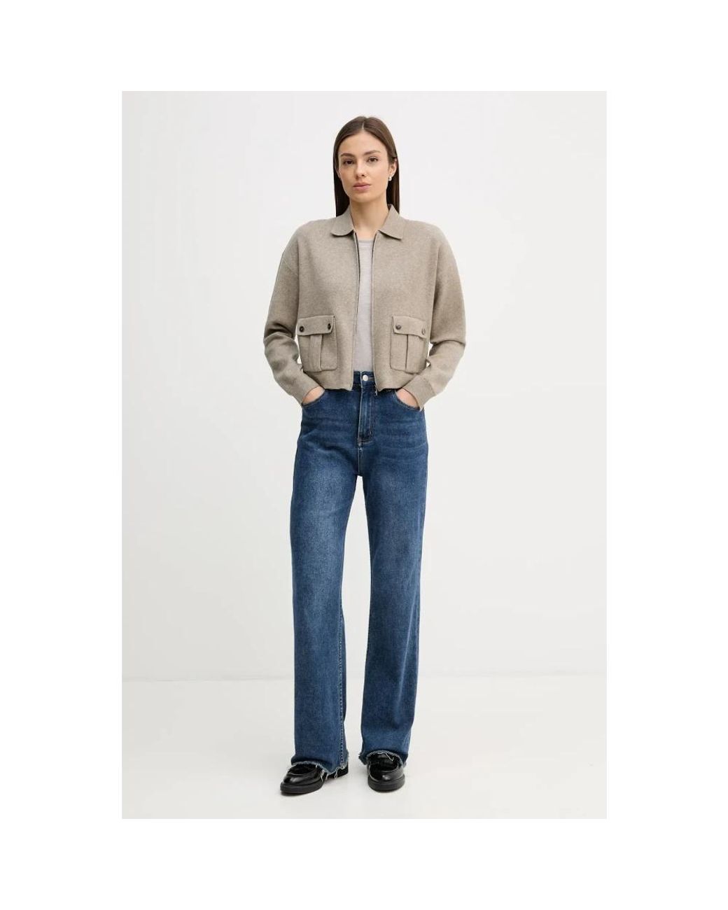 Cardigans DKNY en coloris Gray