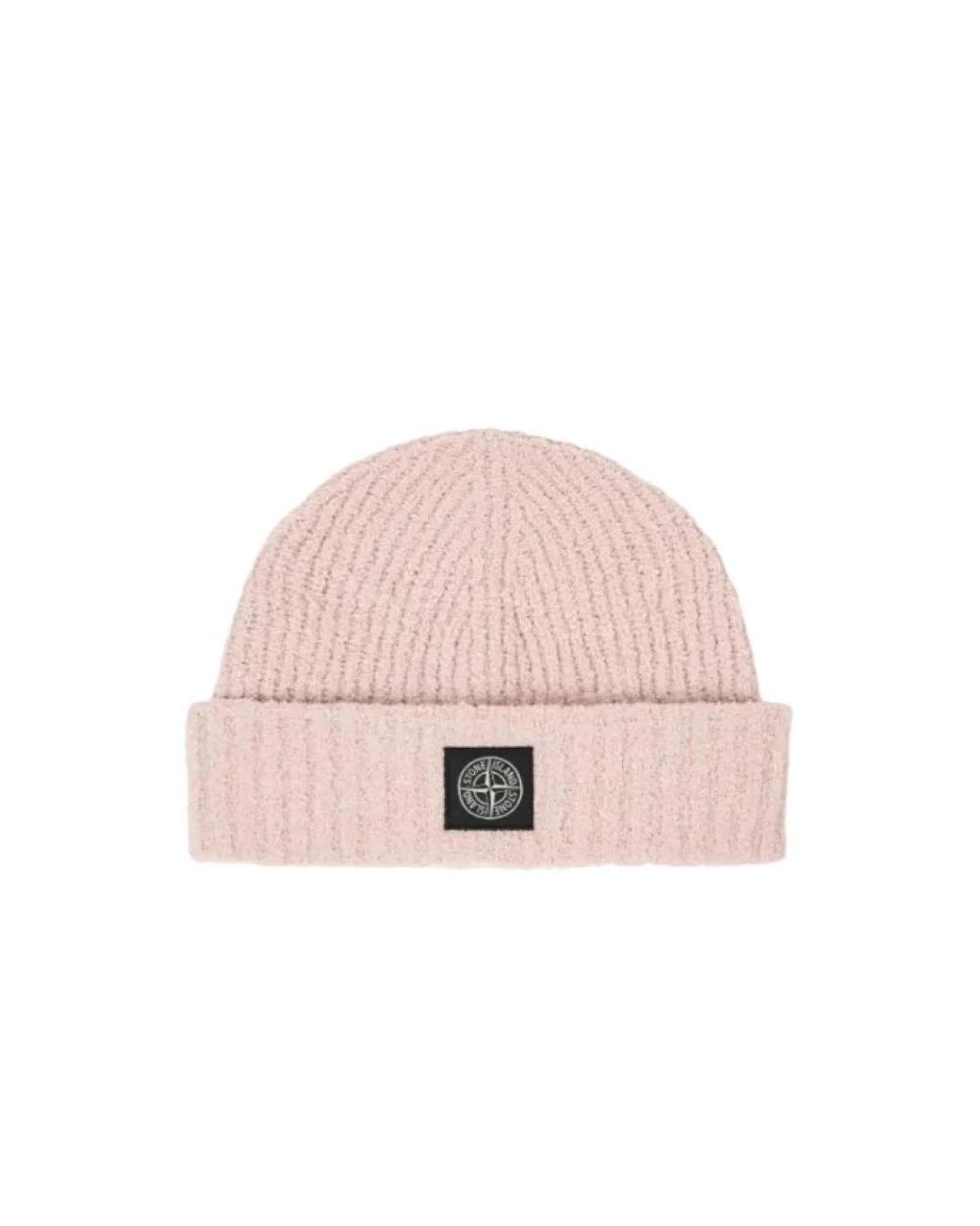 Beanies di Stone Island in Pink da Uomo