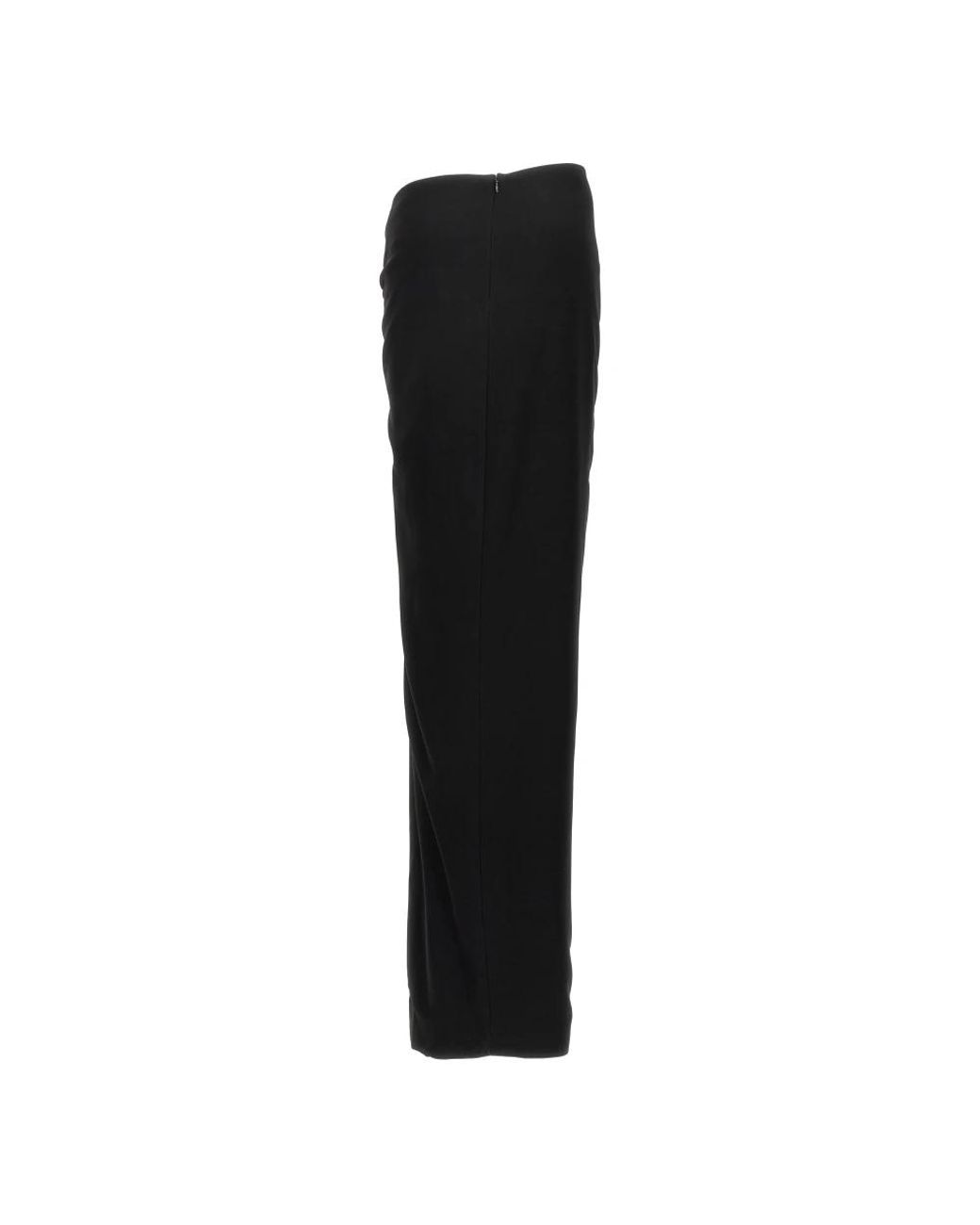 Maxi Skirts Monot de color Black