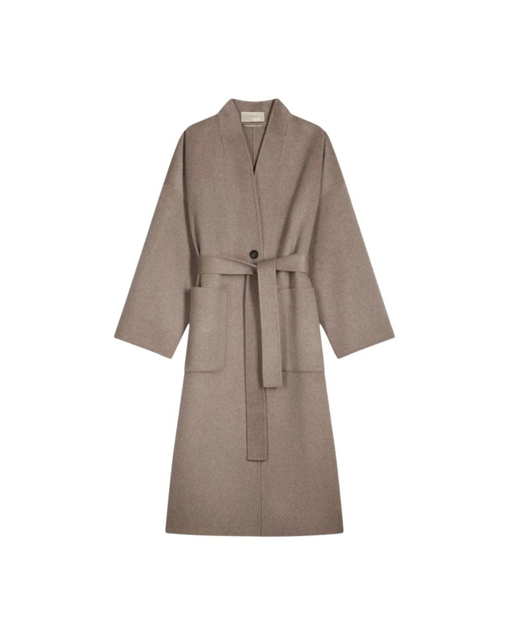 Vanessa Bruno Brown Belted Coats