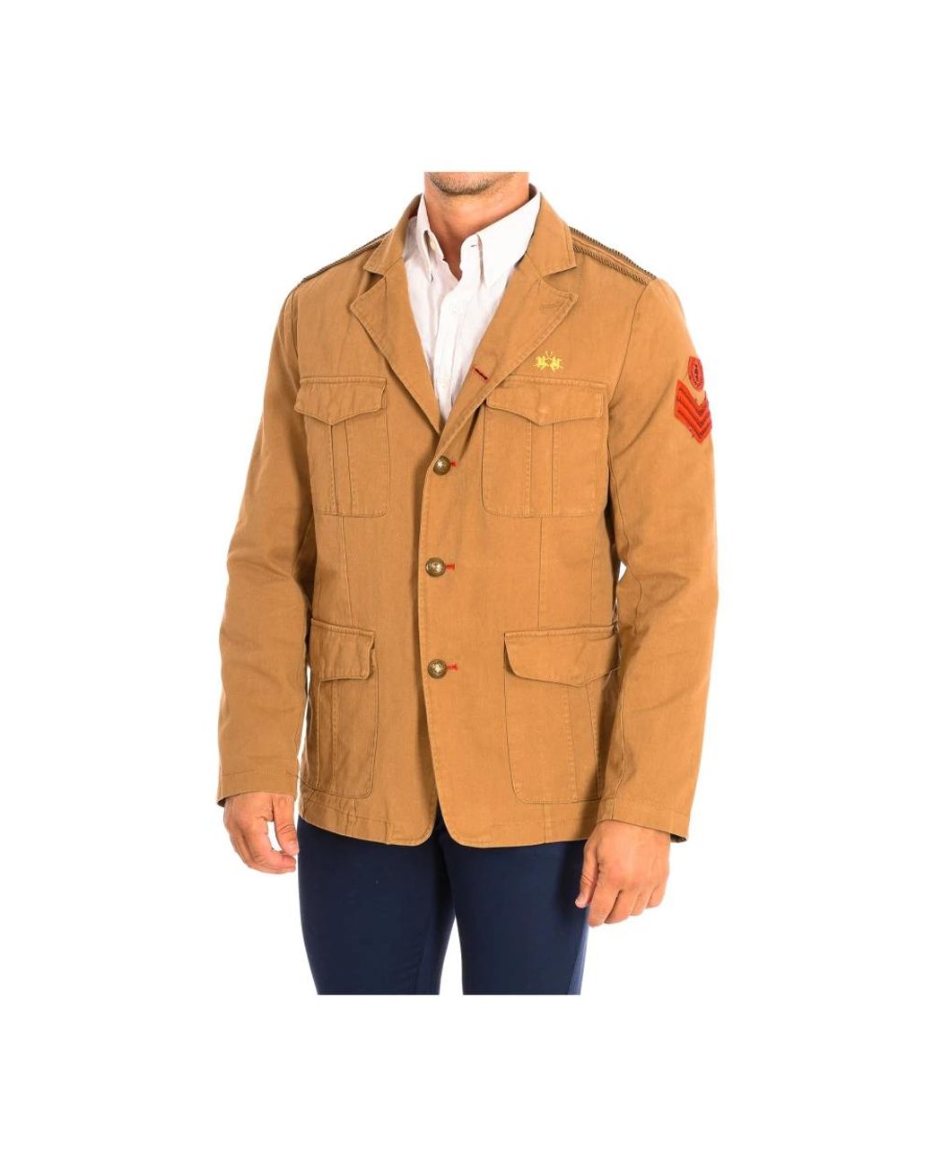 La Martina Orange Blazers for men