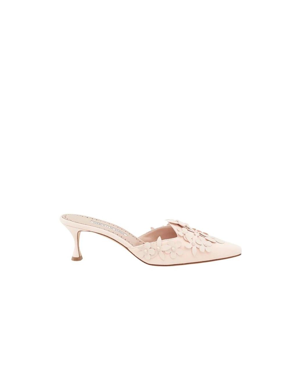 Manolo Blahnik Pink Harnes 50