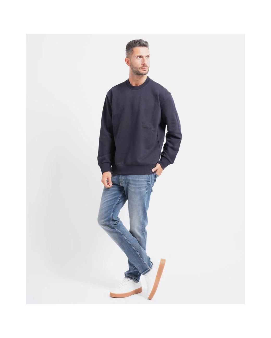Boss Blue Sweatshirts for men